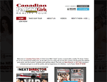 Tablet Screenshot of canadianpartygirls.com